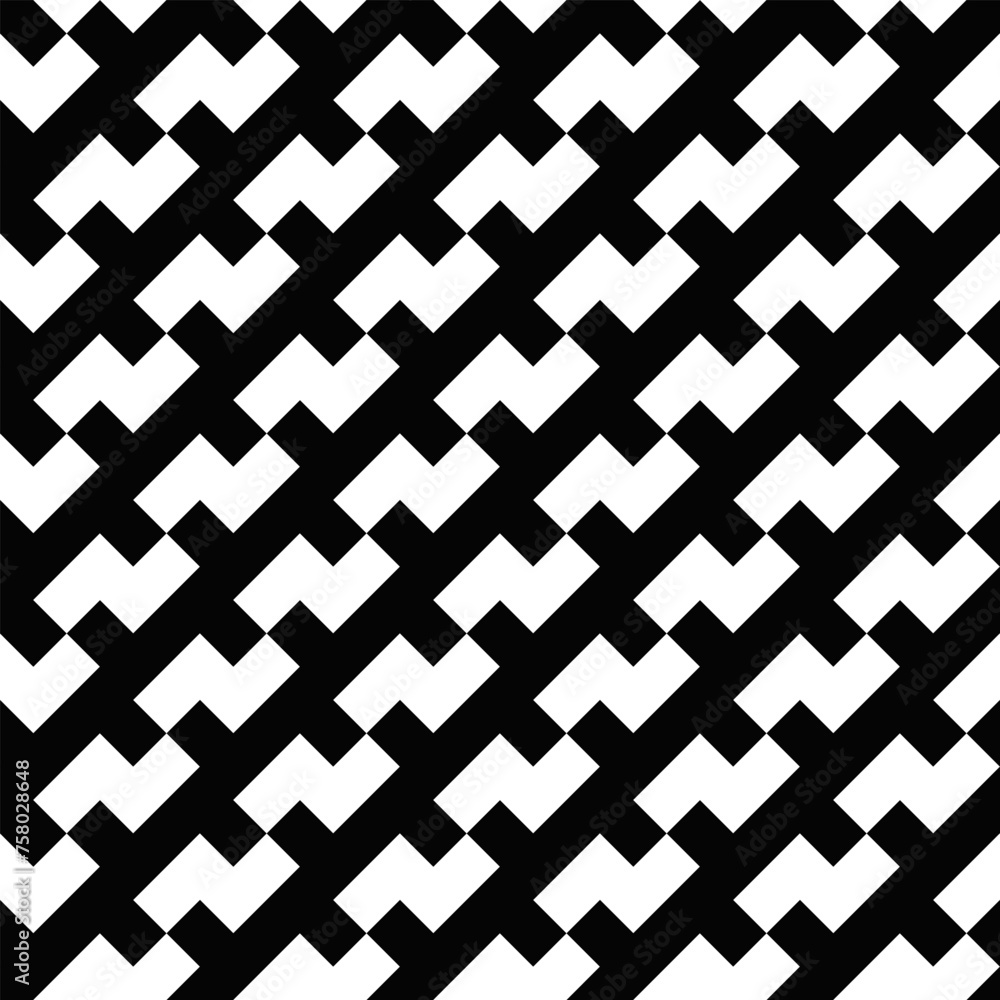 Poster diagonal seamless monochrome pattern background - repeating repetitive abstract vector graphic