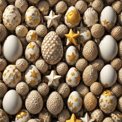 the Seamless scattered pebbles backdrop