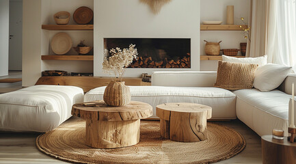 Stylish modern living room 