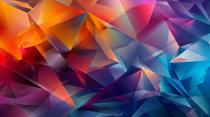 Obraz premium Abstract background with modern geometric shapes and colors. Geometric abstract shape