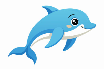 cute dolphin and svg file