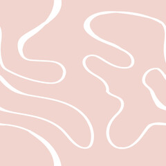 Seamless abstract pattern with squiggles and scribbles. Weaved curved lines. Chaotic ink scribbles decorative texture. Messy doodles, wavy and curly lines.