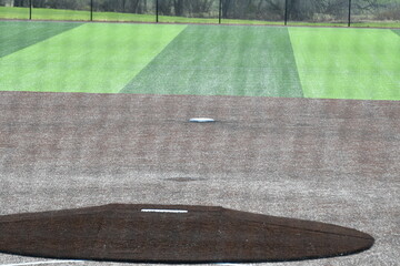 Artificial Turf on a Baseball Field