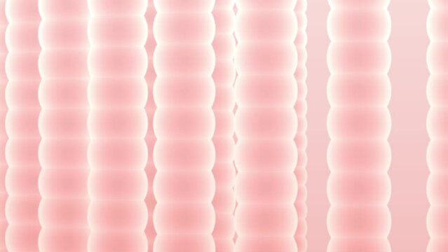 Factal Blocos ball 3d Cream Rose Quartz Dusty Rose Coral