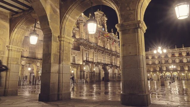 Plaza Mayor (Main Plaza) in Salamanca, Spain