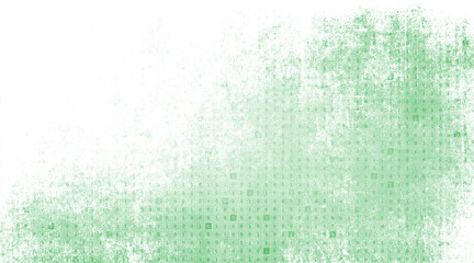 Green abstract white background overlay with binary code - obrazy, fototapety, plakaty