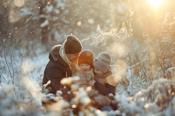 Magical Winter Moments with Family - 758045210