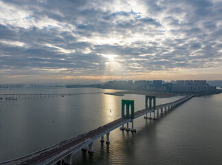 Sai Van Bridge at Morning, Macau