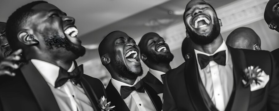 Groomsmen antics friendship and fun