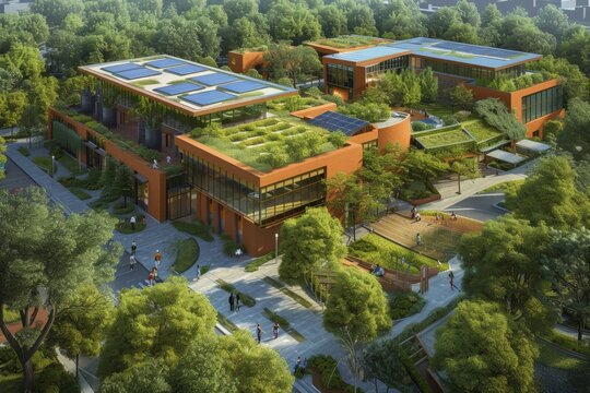 A sustainable school campus