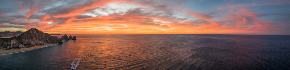 Sunrise in Cabo San Lucas Baja California Sur Mexico Sunny Beaches Whales Yachts and Boats 