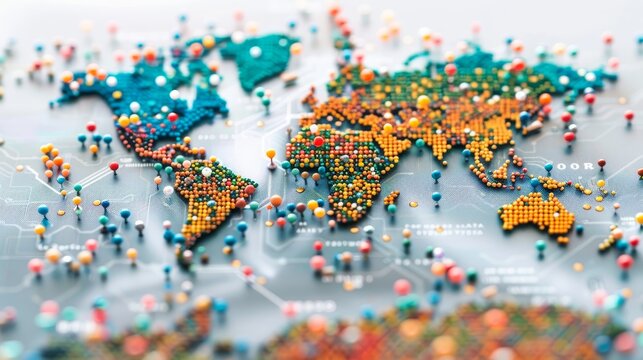 A technology hub in an emerging market, fostering innovation and connecting local