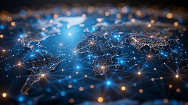 A technology hub in an emerging market, fostering innovation and connecting local