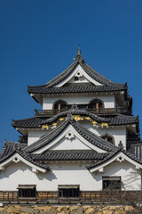 Fototapeta na wymiar 日本　滋賀県彦根市にある彦根城の天守閣