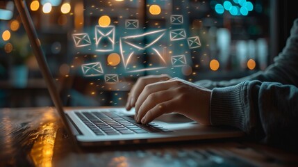 An email marketing campaign using curated content to nurture leads and convert them into loyal customers