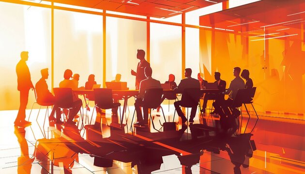 Project Closure and Lessons Learned, project closure and lessons learned with an image showing a project team conducting a post-mortem meeting, AI