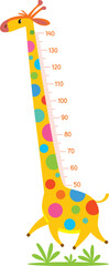 Giraffe meter wall or height chart or wall sticker - 758061251