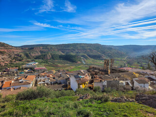 Fototapeta na wymiar View of Alcaraz, in the province of Albacete