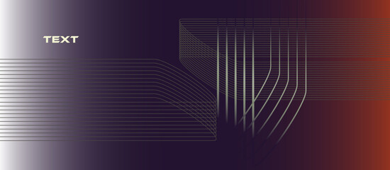 Abstract dark background with light effects, wavy lines and gradient. Vector illustration for poster, brochure, cover, banner and presentation.