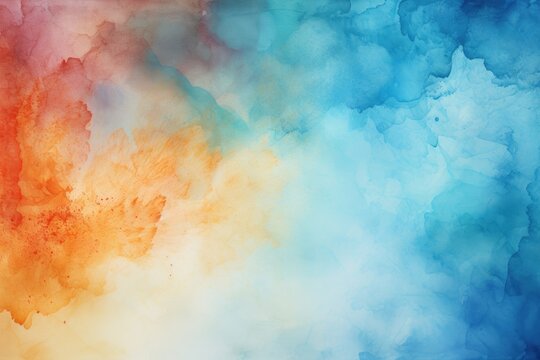 Watercolor paper texture for background to add text message or artwork design, generative IA