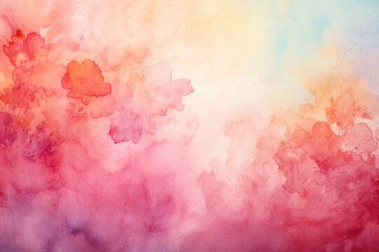 Watercolor paper texture for background to add text message or artwork design, generative IA