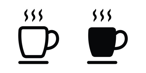 Mug icon. drink sign. flat illustration of vector icon