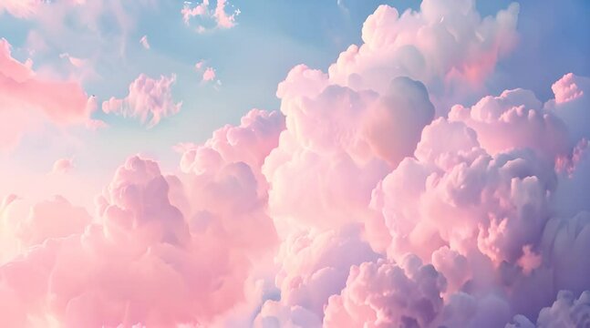 beautiful colorful pastel sky cloud