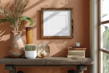 Minimalist photo frame mockup for enhancing your family's decor
