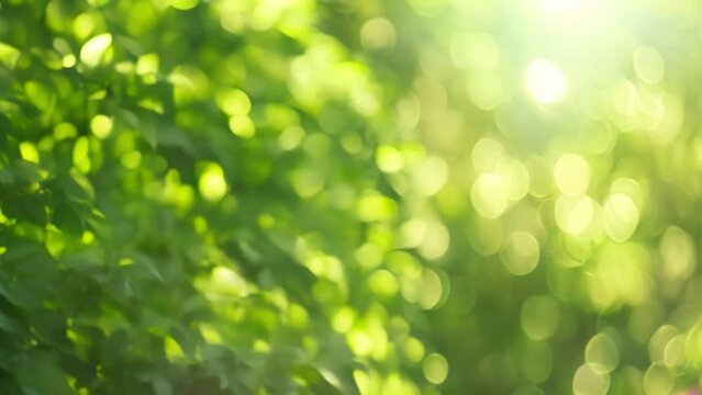green nature plants with blurred background