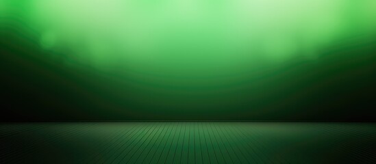 Blurry green gradient studio background for various purposes.