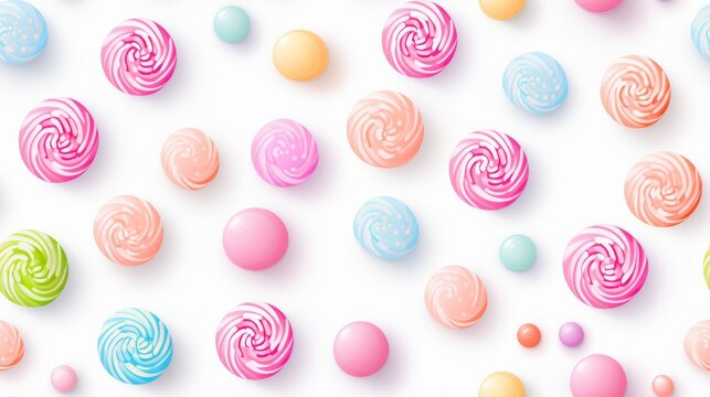 Paste Seamless Candy Pattern