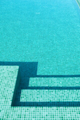 Detail of a swimming pool with steps - 8184