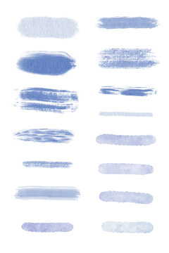 Watercolor brushes, watercolor brushes, illustrator, vector brushes