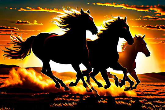 Horses running | Horse animals racing 