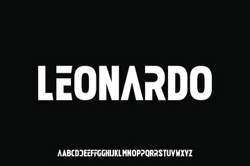 Display alphabet font vector design suitable for headline, poster, logo, logotype and many more