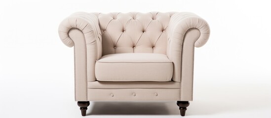 Light Beige Fabric Tufted Club Chair, Style Living Room Arm Chair, Size Sleeper sofas that are Perfect for Relaxing