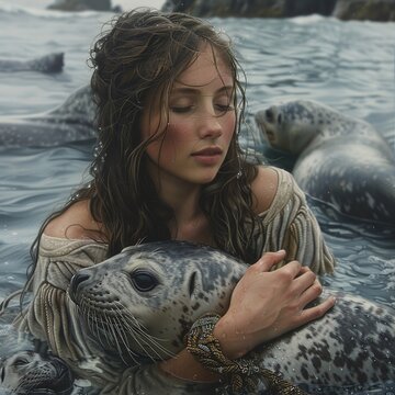 Selkies shed their sealskins to walk on land living lives torn between the call of the ocean and the allure of the shore