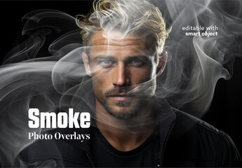 Smoke Overlays. Ai Generated - obrazy, fototapety, plakaty