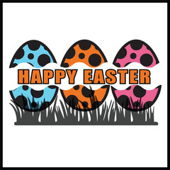 Happy Easter Egg Vector Art Design | Print Design | Eps File