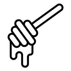 Vector Design Honey Dipper Icon Style