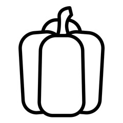 Vector Design Bell Pepper Icon Style
