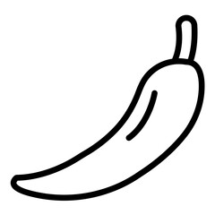 Vector Design Hot Pepper Icon Style