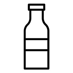 Vector Design Milk Bottle Icon Style