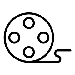 Obraz premium Vector Design Film Icon Style