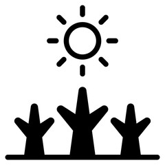 drought disaster icon