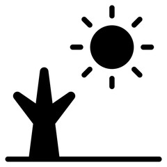 drought disaster icon