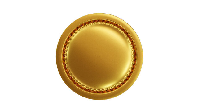 gold coin 3D rendering
