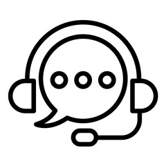 Vector Design Helpline Icon Style