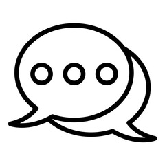 Obraz premium Vector Design Live Chat Icon Style