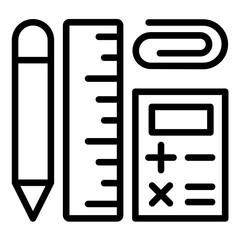 Vector Design Office Supplies Icon Style